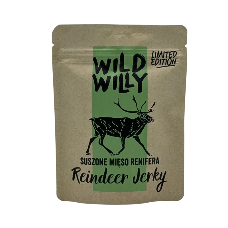 Wild Willy przekąska z suszonego miesa renifera