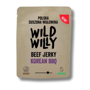 korean-bbq-front Wild Willy Beef Jerky Classic 100g